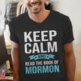 Book Of Mormon LDS Missionary Church Of Latter Day Saints Men's V-Neck T-Shirt