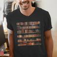 Book Book Shelves Library Men's V-Neck T-Shirt Book Book Shelves Library Men's V-Neck T-Shirt