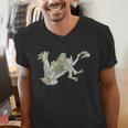 Book Shirt Frog Toad Vintage Book Frog Men's V-Neck T-Shirt