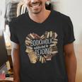 Bookaholic Addicted To Reading Book Lovers Literacy Men's V-Neck T-Shirt Bookaholic Addicted To Reading Book Lovers Literacy Men's V-Neck T-Shirt