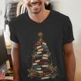 All Booked For Christmas Book Men's V-Neck T-Shirt
