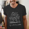 My Weekend Is Booked Floral Book Men's V-Neck T-Shirt My Weekend Is Booked Floral Book Men's V-Neck T-Shirt