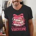 All Booked For Valentine Book Lovers Teacher Girl Women Kid Men's V-Neck T-Shirt