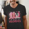 All Booked For Valentine Book Reading Women Girl Teacher Men's V-Neck T-Shirt All Booked For Valentine Book Reading Women Girl Teacher Men's V-Neck T-Shirt