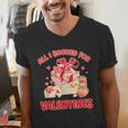 Booked For Valentine Books Lover Bookworm Librarian Teacher Men's V-Neck T-Shirt Booked For Valentine Books Lover Bookworm Librarian Teacher Men's V-Neck T-Shirt