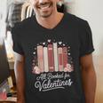 All Booked For Valentines Book Lovers Hearts Men's V-Neck T-Shirt All Booked For Valentines Book Lovers Hearts Men's V-Neck T-Shirt