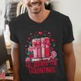 All Booked For Valentines Book Lovers Teacher Valentines Men's V-Neck T-Shirt