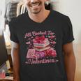 All Booked Valentine's Girly Teacher Coquette Love Men's V-Neck T-Shirt All Booked Valentine's Girly Teacher Coquette Love Men's V-Neck T-Shirt