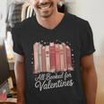 All Booked For Valentines Romantic Books Men's V-Neck T-Shirt All Booked For Valentines Romantic Books Men's V-Neck T-Shirt
