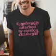 Bookish Galentines Day Valentine Book Club Matching Reader Men's V-Neck T-Shirt