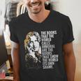 Books Called Immoral World's Shame Dorian Gray Oscar Wilde Men's V-Neck T-Shirt
