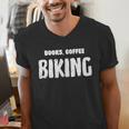 Books Coffee Biking Men's V-Neck T-Shirt