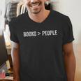 Books Are Greater Than People Men's V-Neck T-Shirt