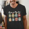 Books Are My Jam Shirt Book Lover Reader Reading Teacher Men's V-Neck T-Shirt