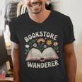 Bookstore Wanderers Retro Women Book Lovers Men's V-Neck T-Shirt
