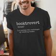 Booktrovert Book Reader Men's V-Neck T-Shirt