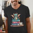 Bookworm Book Dragon Read Books Be Kind Stay Weird Men's V-Neck T-Shirt Bookworm Book Dragon Read Books Be Kind Stay Weird Men's V-Neck T-Shirt