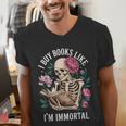 I Buy Books Like I'm Immortal Men's V-Neck T-Shirt I Buy Books Like I'm Immortal Men's V-Neck T-Shirt