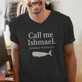 Call Me Ishmael Moby Dick Quote Shirt For Book Lovers Men's V-Neck T-Shirt