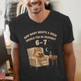 Cat Reading 6-7 Meme English Teacher Book Lover Humor Men's V-Neck T-Shirt Cat Reading 6-7 Meme English Teacher Book Lover Humor Men's V-Neck T-Shirt