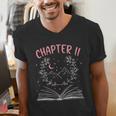 Chapter 11 Birthday Reading Book Lovers 11 Year Old Men's V-Neck T-Shirt Chapter 11 Birthday Reading Book Lovers 11 Year Old Men's V-Neck T-Shirt
