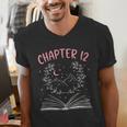 Chapter 12 Birthday Reading Book Lovers 12 Year Old Men's V-Neck T-Shirt Chapter 12 Birthday Reading Book Lovers 12 Year Old Men's V-Neck T-Shirt