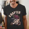 Chapter 28 28th Birthday Women Book Lovers Its My Birthday Men's V-Neck T-Shirt