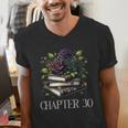 Chapter 30 30th Birthday Women Book Lovers Dark Romance Men's V-Neck T-Shirt