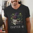 Chapter 40 40th Birthday Women Book Lovers Dark Romance Men's V-Neck T-Shirt
