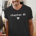 Chapter 48 Book Lovers Readers & Authors 48th Birthday Men's V-Neck T-Shirt