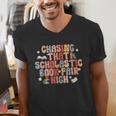 CHASING THAT SCHOLASTIC BOOK FAIR HIGH Men's V-Neck T-Shirt