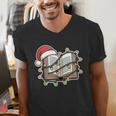 Christmas Book Festive Holiday Xmas Men's V-Neck T-Shirt