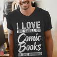 Comic Book Men's V-Neck T-Shirt Comic Book Men's V-Neck T-Shirt
