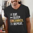 Comic Book Comic Stuff & Accessories -Adult Small Modern Letter Print Crew Collar Short Sleeve T-Shirt Men's V-Neck T-Shirt Comic Book Comic Stuff & Accessories -Adult Small Modern Letter Print Crew Collar Short Sleeve T-Shirt Men's V-Neck T-Shirt