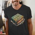 Cool Holy Bible Book Costume For Man And Woman Men's V-Neck T-Shirt