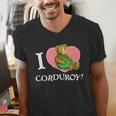 Corduroy I Heart Corduroy Teddy Bear Retro Children's Book Men's V-Neck T-Shirt