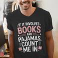 Cozy Up If It Involves Books And Pajamas I'm In Men's V-Neck T-Shirt Cozy Up If It Involves Books And Pajamas I'm In Men's V-Neck T-Shirt
