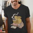 Cute Dragon Be Kind Stay Weird Read Books Men's V-Neck T-Shirt