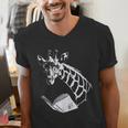 Cute Giraffe Wear Glasses Reading Book Librarian Bookworm Men's V-Neck T-Shirt Cute Giraffe Wear Glasses Reading Book Librarian Bookworm Men's V-Neck T-Shirt