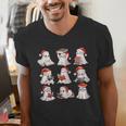 Cute Read More Booooooks Ghost Read More Books Christmas Men's V-Neck T-Shirt Cute Read More Booooooks Ghost Read More Books Christmas Men's V-Neck T-Shirt