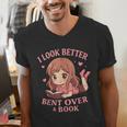 Cute Reading Outfit Book Lover Tee For Women Who Read Men's V-Neck T-Shirt