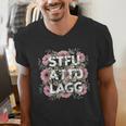 Dark Romance Romantasy Book Lover Shadow Daddy STFUATTDLAGG Men's V-Neck T-Shirt