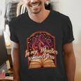 Dark Romance Smut Reader Spicy Book In My Monster Romance Men's V-Neck T-Shirt Dark Romance Smut Reader Spicy Book In My Monster Romance Men's V-Neck T-Shirt