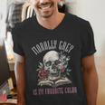 Dark Romance Spicy Fairy Tales Morally Grey Books Villain Men's V-Neck T-Shirt Dark Romance Spicy Fairy Tales Morally Grey Books Villain Men's V-Neck T-Shirt