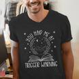 Dark Romance Trigger Warning Spicy Book Merch Women Smut Men's V-Neck T-Shirt