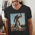 David And Goliath Bible Book Of Samuel King David Men's V-Neck T-Shirt