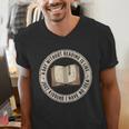 A Day Without Reading Is Like Just Kidding Book Lover Men's V-Neck T-Shirt