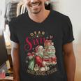 Dear Santa More Books Please Christmas Men's V-Neck T-Shirt