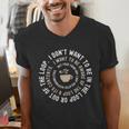 I Don't Want To Be In The Loop Introvert Coffee Lover Men's V-Neck T-Shirt