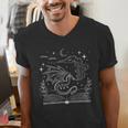 Dragon Flying Out Of Book Lover Bookworm Fantasy Novels Men's V-Neck T-Shirt Dragon Flying Out Of Book Lover Bookworm Fantasy Novels Men's V-Neck T-Shirt